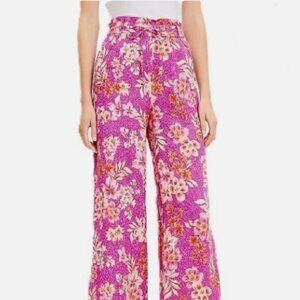 Like New Flowy Tropical Floral Pants